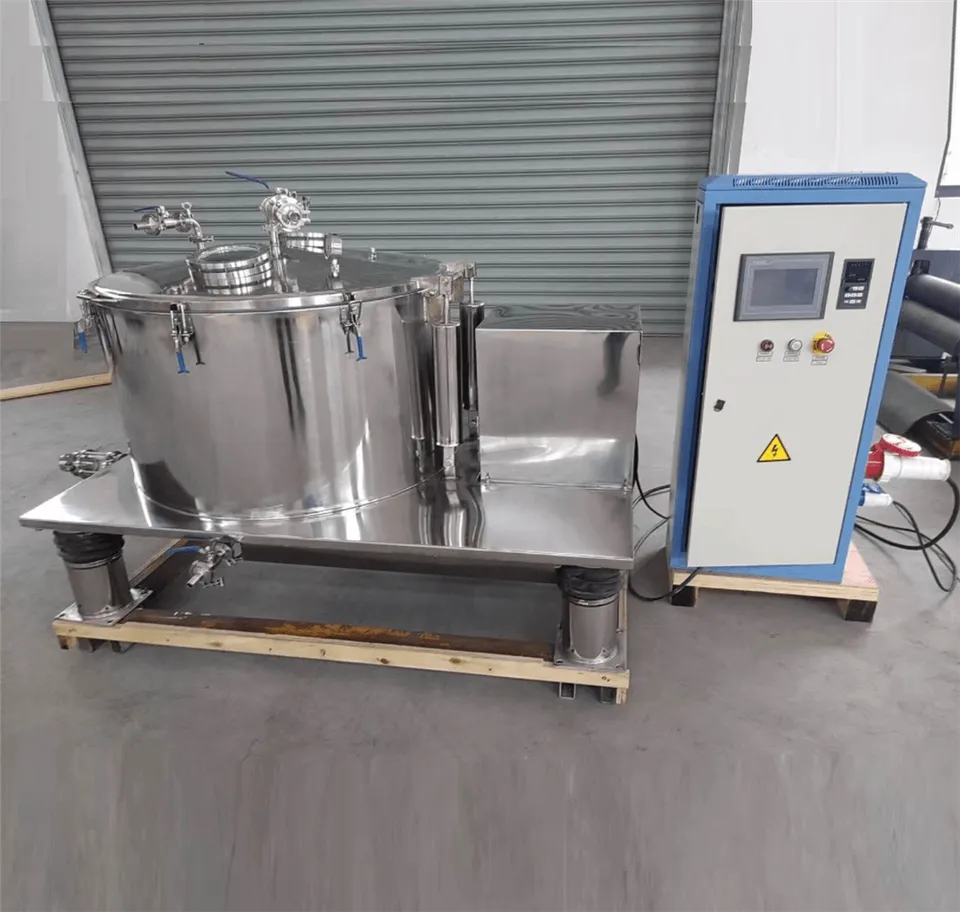 Surrenkite centrifugos etanolio ištraukimo mašinos išcentrinę ekstraktoriaus įrangą kanapių aliejui CBD padalinto tipo sprogimas - įrodymas